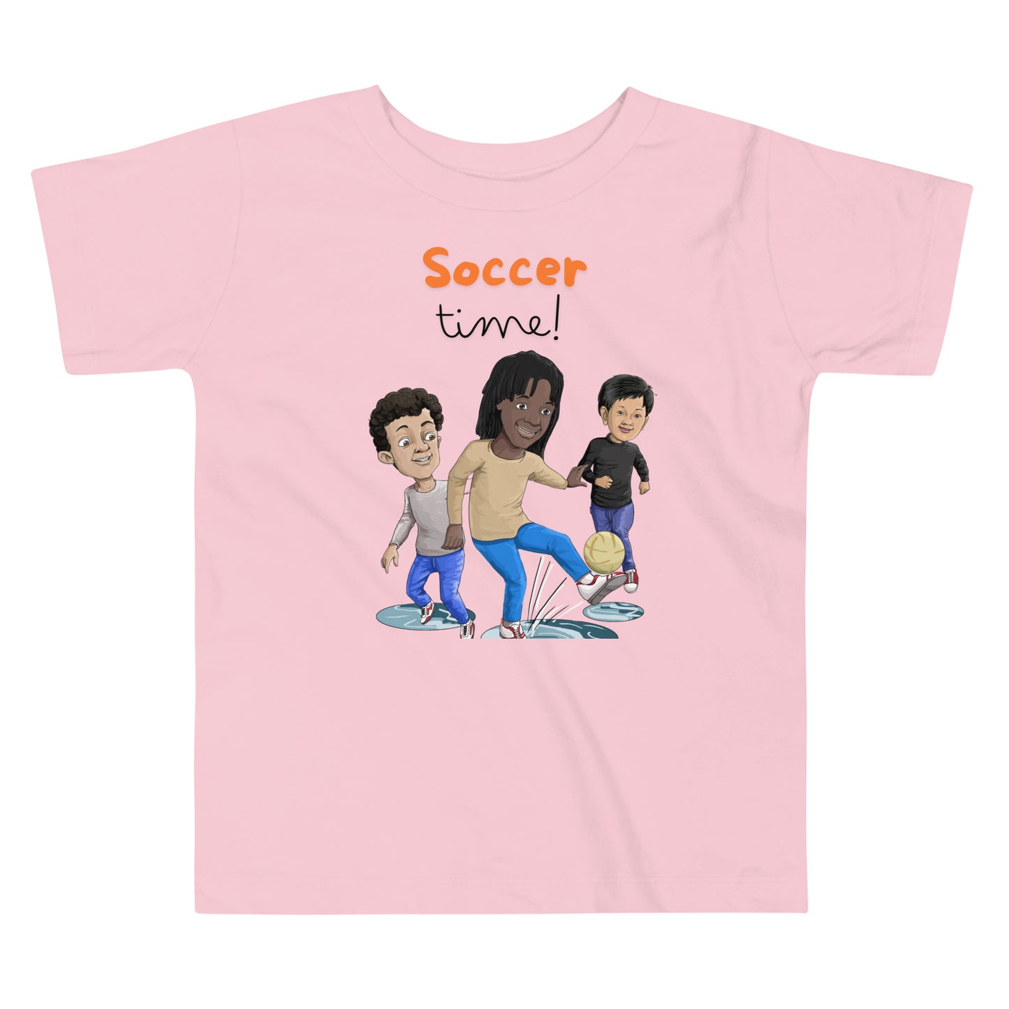 Soccer Time! Toddler Short Sleeve Tee