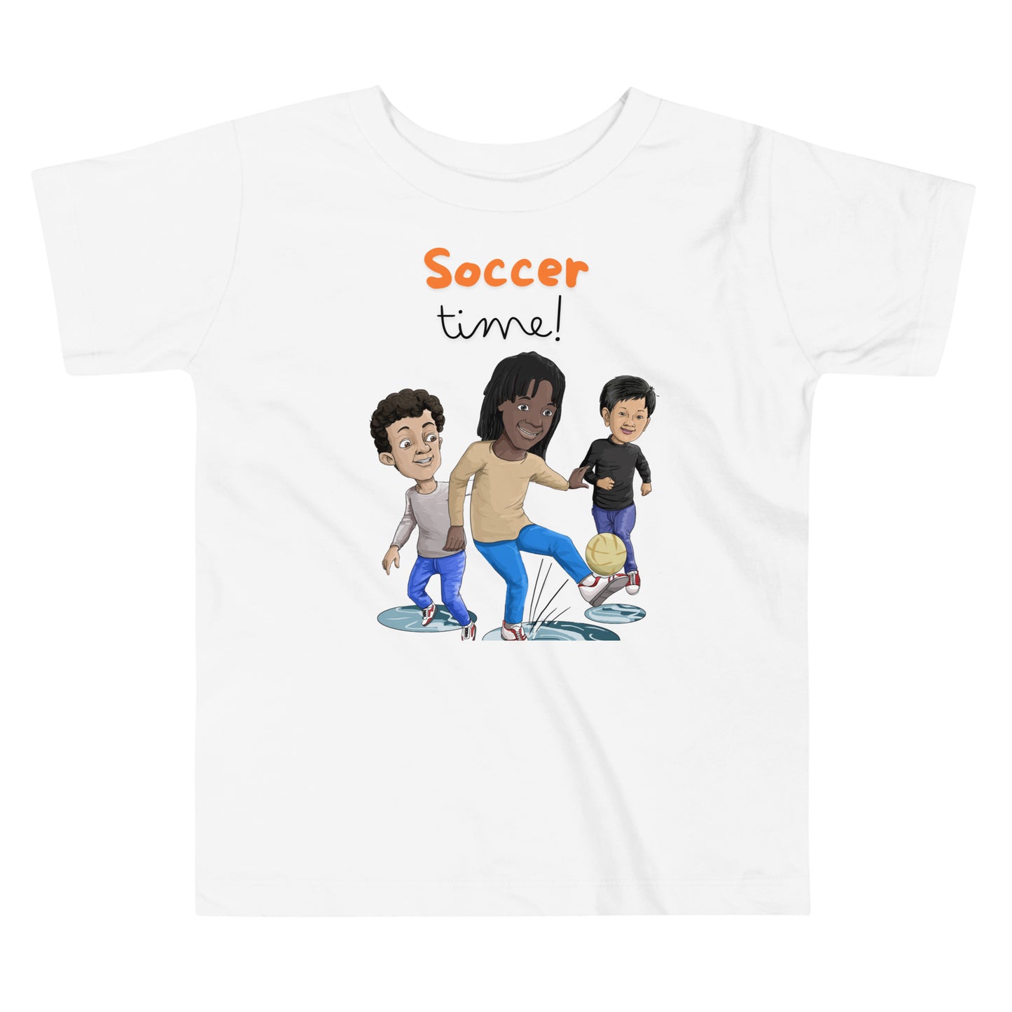 Soccer Time! Toddler Short Sleeve Tee