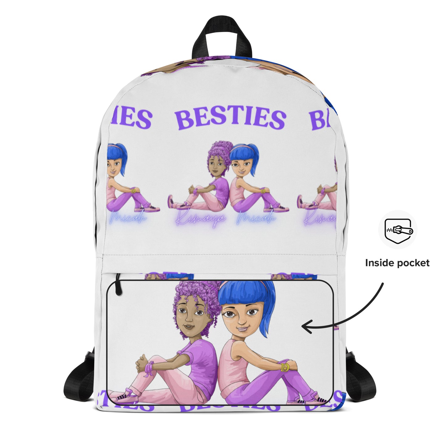 Besties Kimaya and Micah Tran Backpack