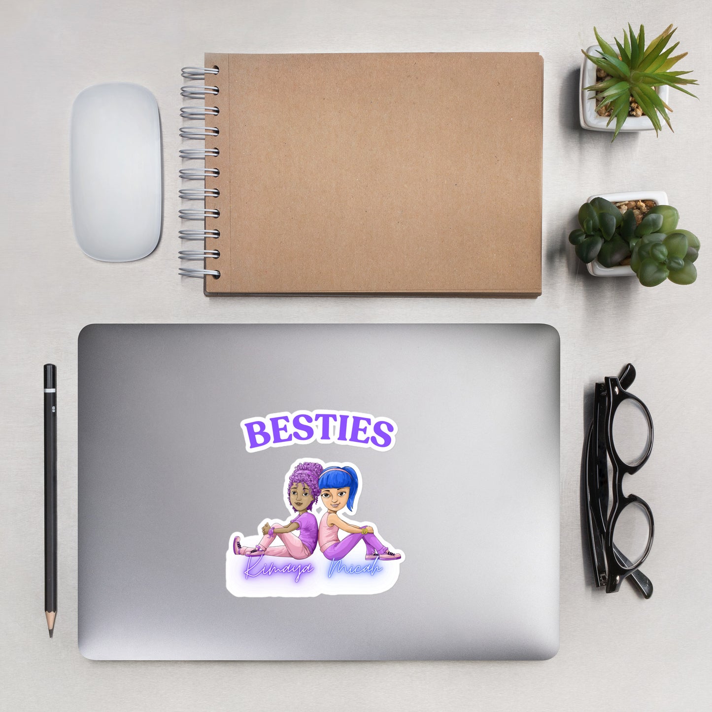 Besties Bubble-free stickers