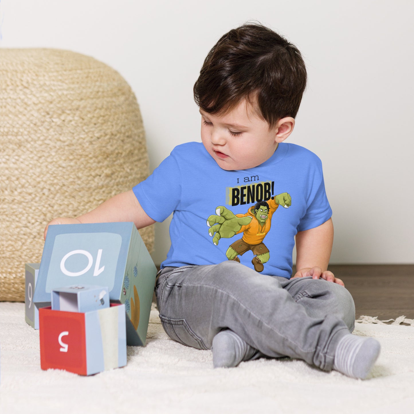 I am Benob! Toddler Short Sleeve Tee