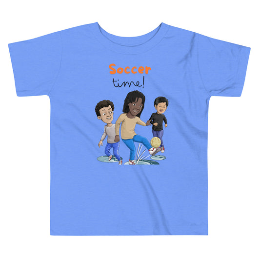 Soccer Time! Toddler Short Sleeve Tee