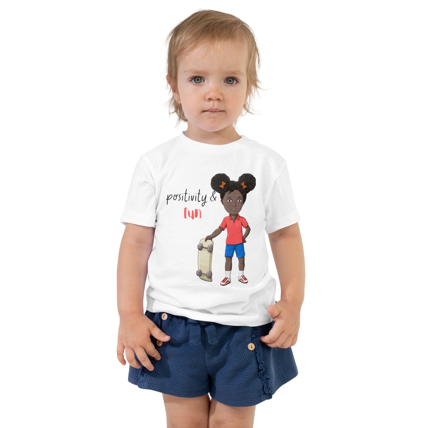 Reign Positivity Toddler Short Sleeve Tee