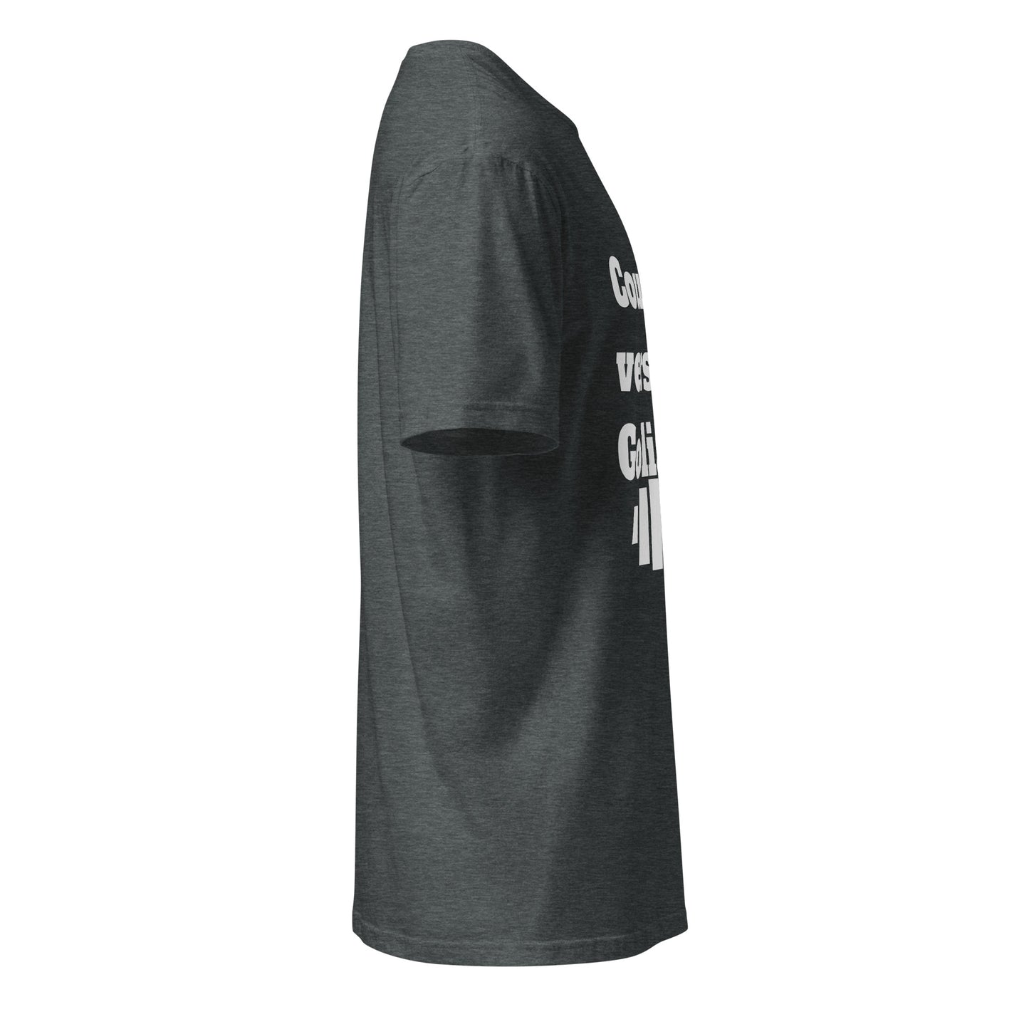 Run Toward Goliath (French) Short-Sleeve Unisex T-Shirt
